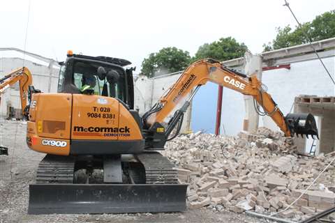 CASE Stage V CX90D excavator