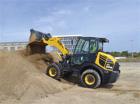 Komatsu WM80M-8 compact wheeled loader
